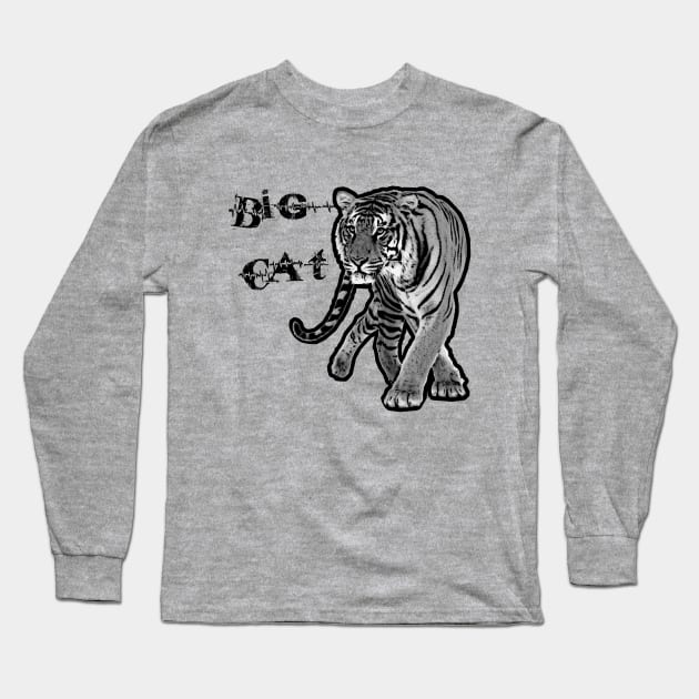 big cat Long Sleeve T-Shirt by osaya